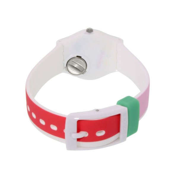 Swatch LW146 Renkli Plastik Silikon Kadın Kol Saati