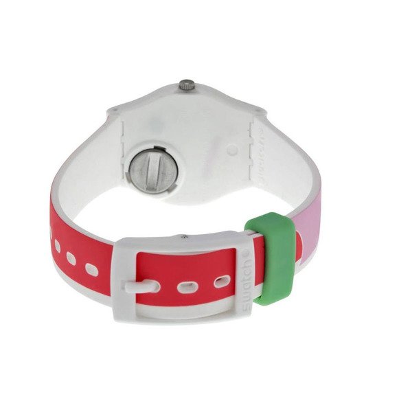 Swatch LW146 Renkli Plastik Silikon Kadın Kol Saati