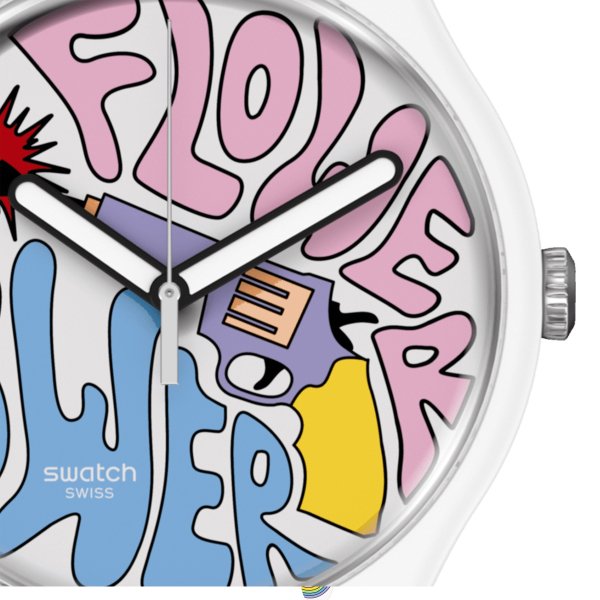 Swatch So32w107 POWER OF PEACE