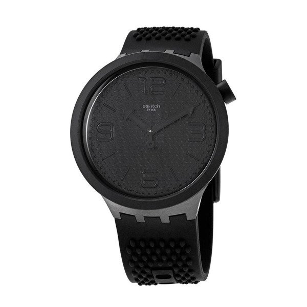 Swatch SO27B100 Siyah Plastik Slikon Erkek Kol Saati