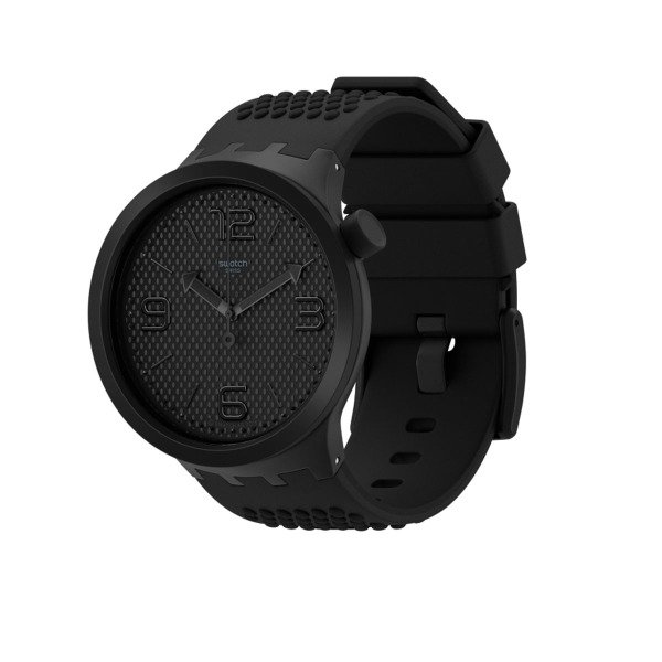 Swatch SO27B100 Siyah Plastik Slikon Erkek Kol Saati