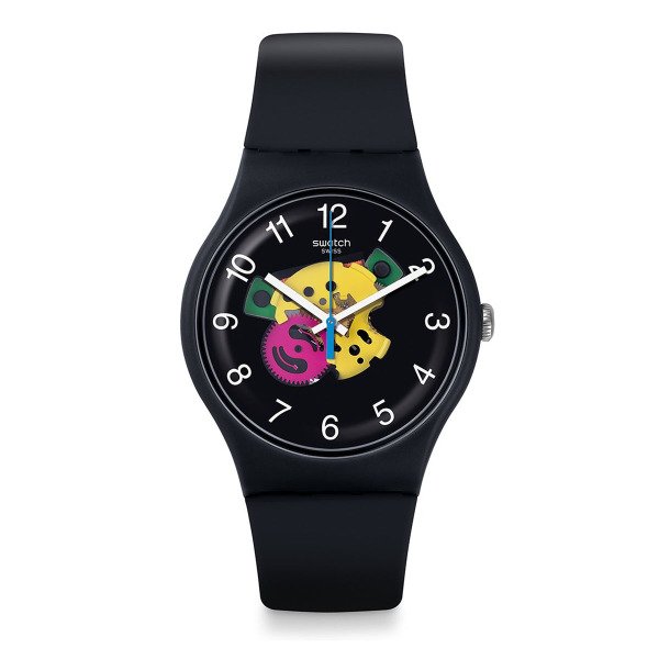 Swatch SUOB140 Siyah Plastik Silikon Kol Saati