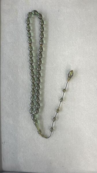 Ateş Kehribarı Sistemli Başlık Usta İşçilik Tesbih 8 Numara