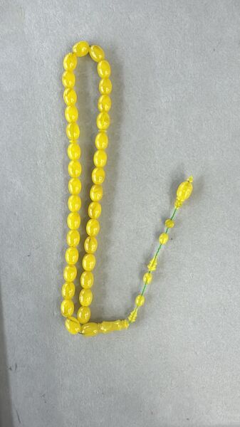 Renk Alma Garantili Kaliteli Malzeme Sıkma Kehribar Üst Düzey İşçilik Tesbih 9 Numara