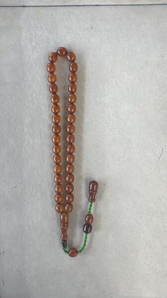 Renk Alma Garantili Sıkma Kehribar Sistemli İmame Tesbih 10 Numara