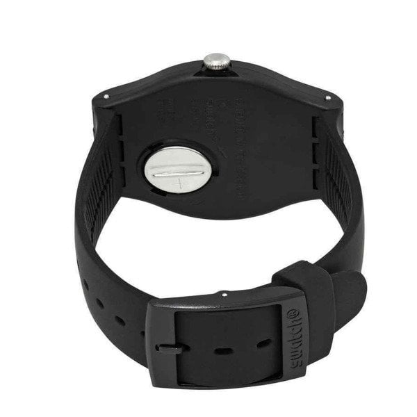 Swatch SUOB702  (So29b706 ) Siyah Plastik Silikon Kol Saati