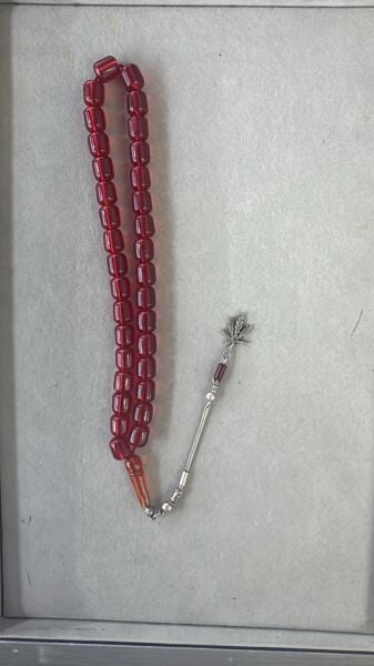 Ateş Kehriarı Eski Kolyeden Yapılma İmame Farklı Tesbih 12 Numara