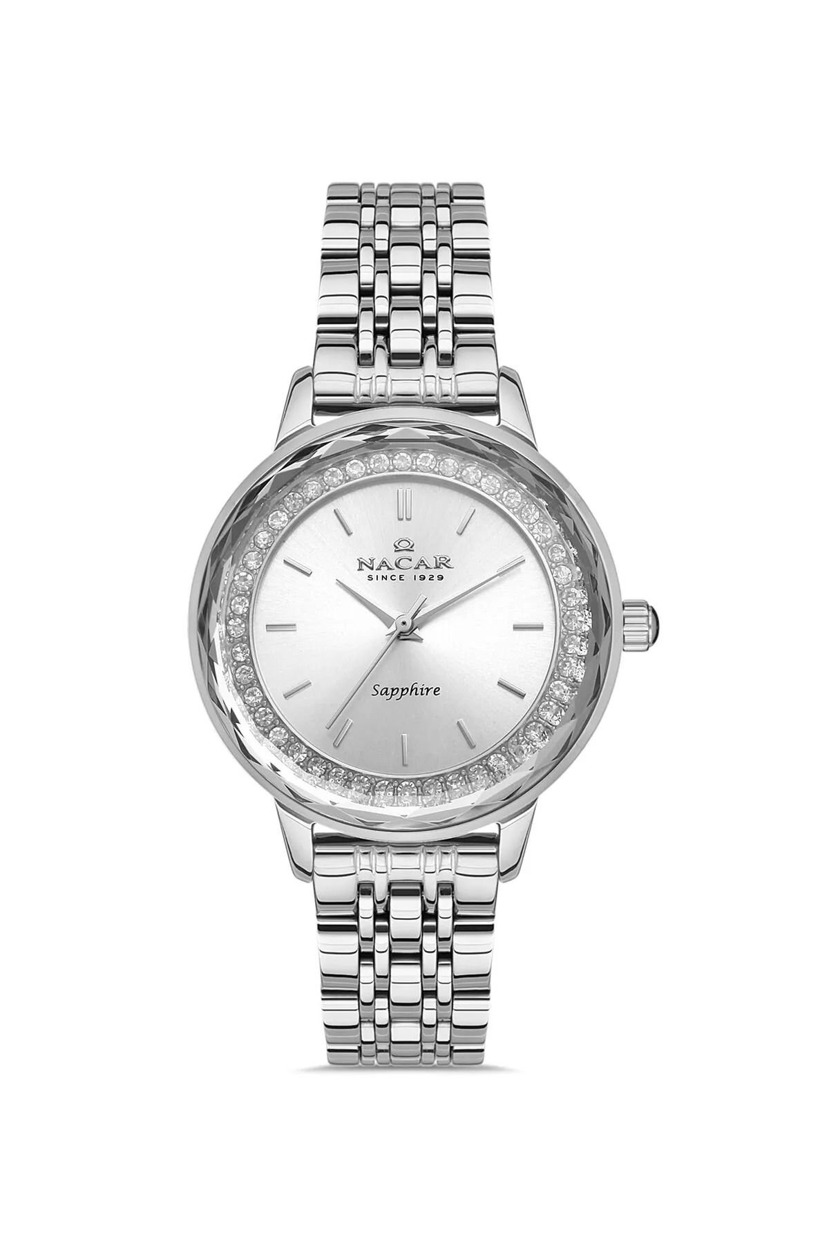 Nacar NC33-398223-AWMS Kadın Kol Saati Safir Cam