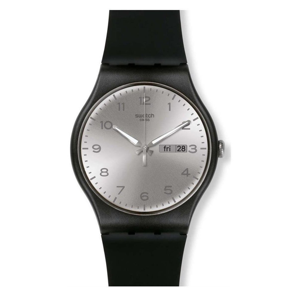 Swatch SUOB717 Siyah Plastik Silikon Kol Saati