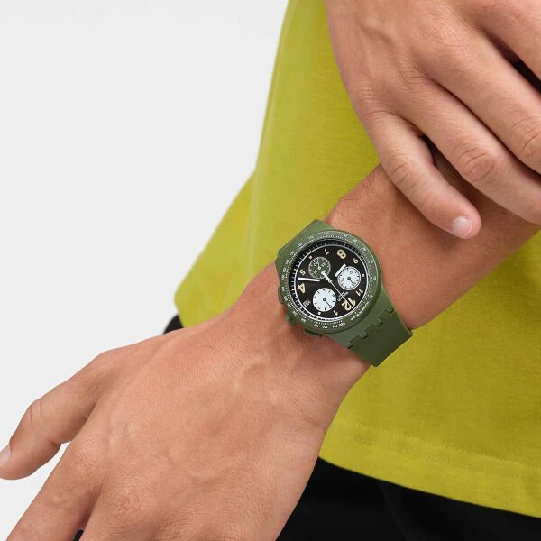 Swatch SUSG406 Nothing Basic About  Green Kol Saati