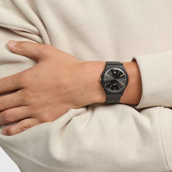 Swatch  SO29B403 A DASH OF YELLOW Kol Saati