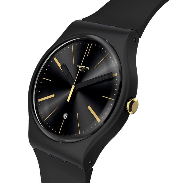 Swatch  SO29B403 A DASH OF YELLOW Kol Saati