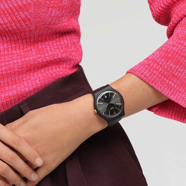 Swatch  SO29B403 A DASH OF YELLOW Kol Saati