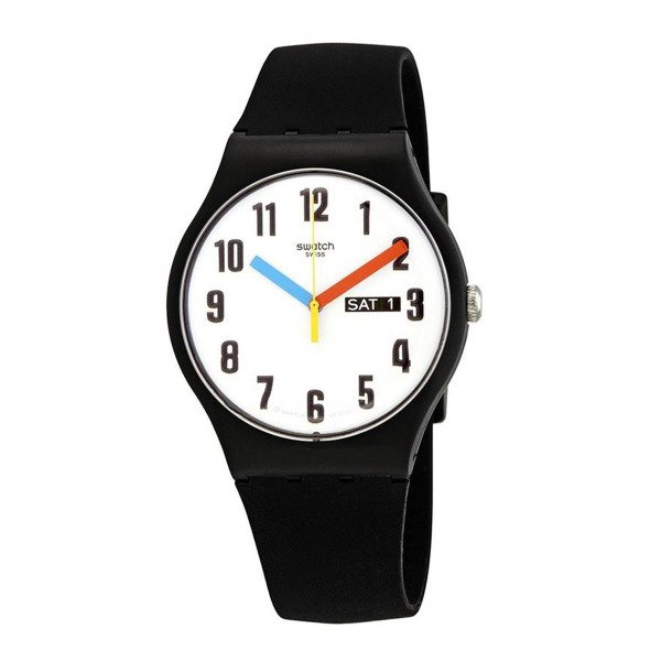 Swatch SUOB728 Siyah Plastik Silikon Kol Saati