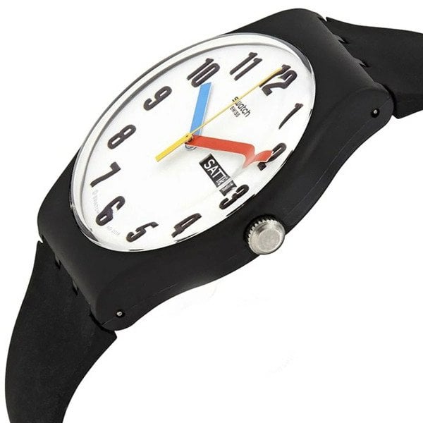 Swatch SUOB728 Siyah Plastik Silikon Kol Saati