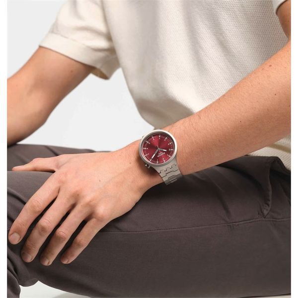 Swatch SB07S104G SCARLET SHIMMER Big Bold Irony