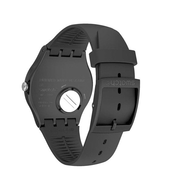 Swatch SUOC700 Siyah Plastik Slikon Kol Saati