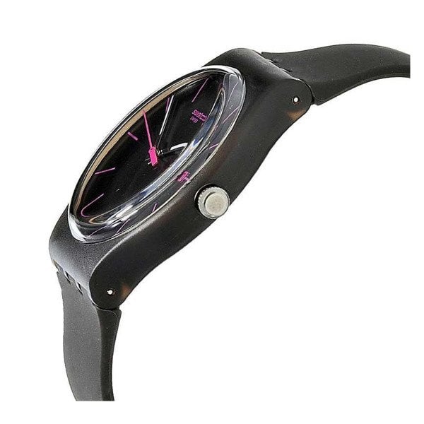 Swatch SUOC700 Siyah Plastik Slikon Kol Saati