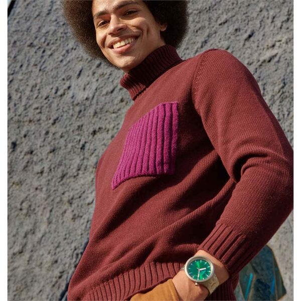 Swatch SB07S101G FOREST FACE Big Bold Irony