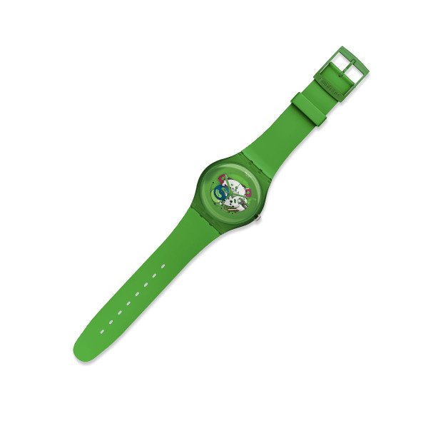 Swatch SUOG103 Yeşil Plastik Silikon Kol Saati
