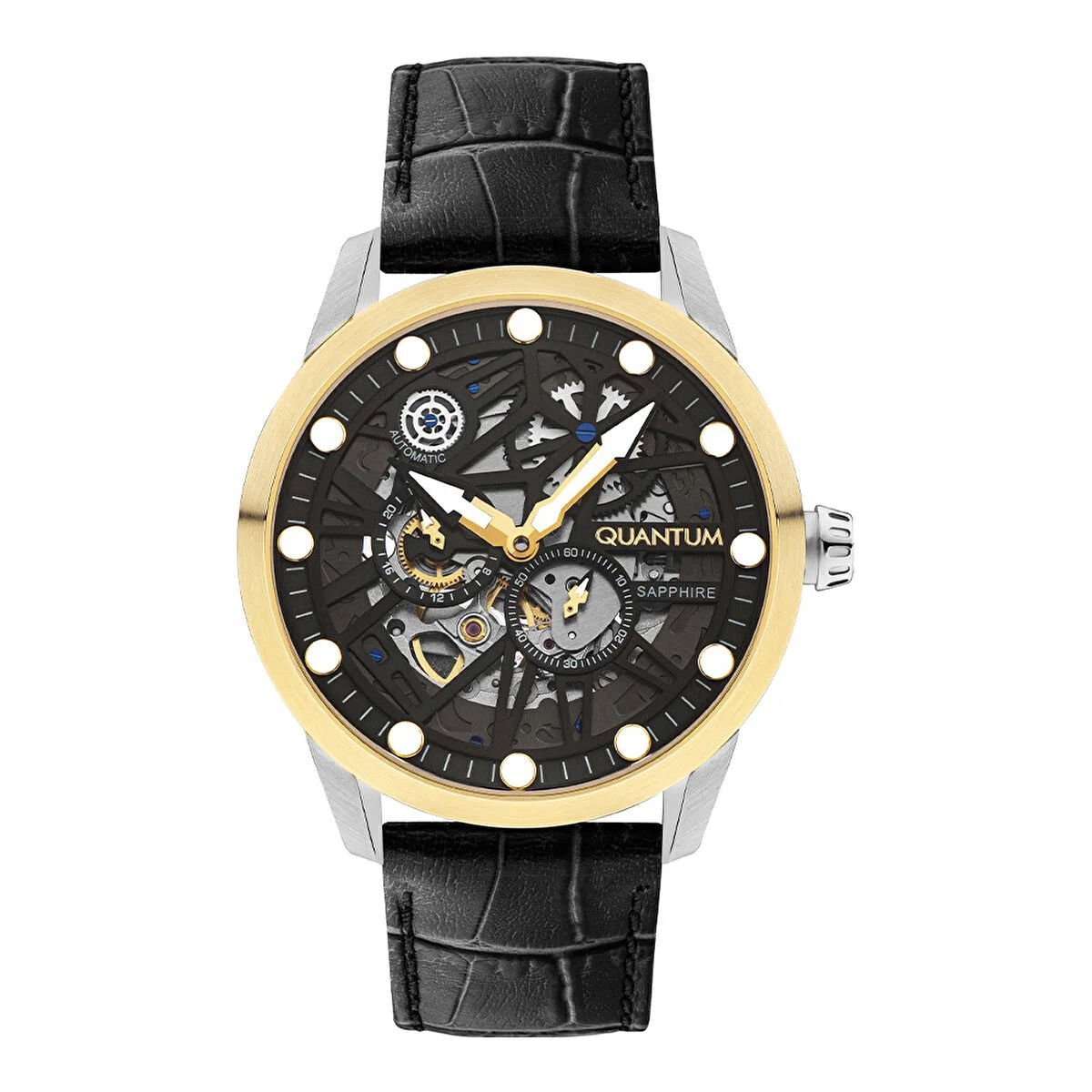 Quantum QMG1120CRC.275 Otomatik Safir Deri Erkek Kol Saati