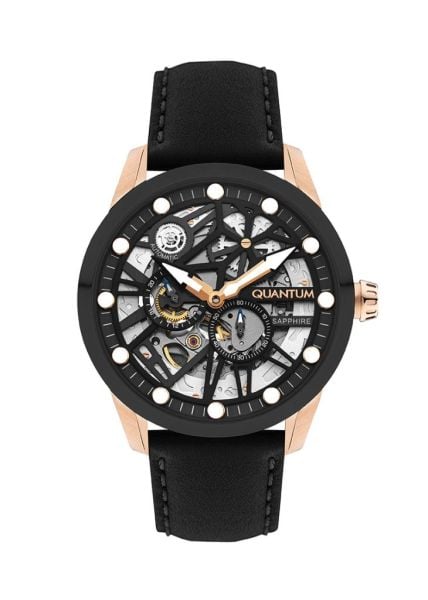 Quantum QMG1120.851 Otomatik Safir Deri Erkek Kol Saati