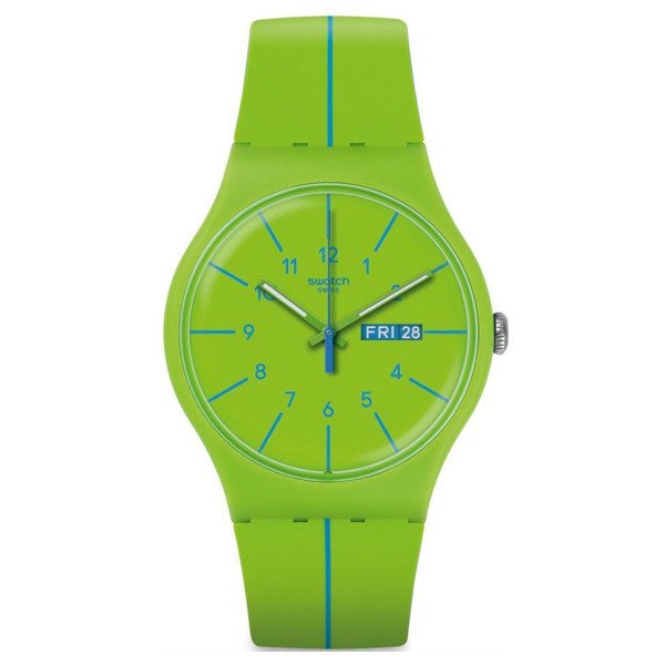 Swatch SUOG707 Yeşil Plastik Silikon Kol Saati