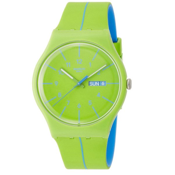 Swatch SUOG707 Yeşil Plastik Silikon Kol Saati