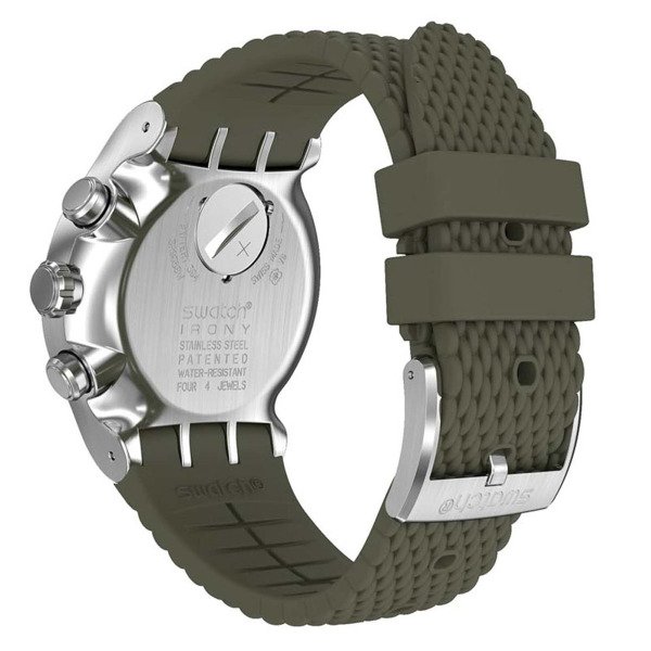 Swatch YOS461 Yeşil Plastik Silikon Erkek Kol Saati