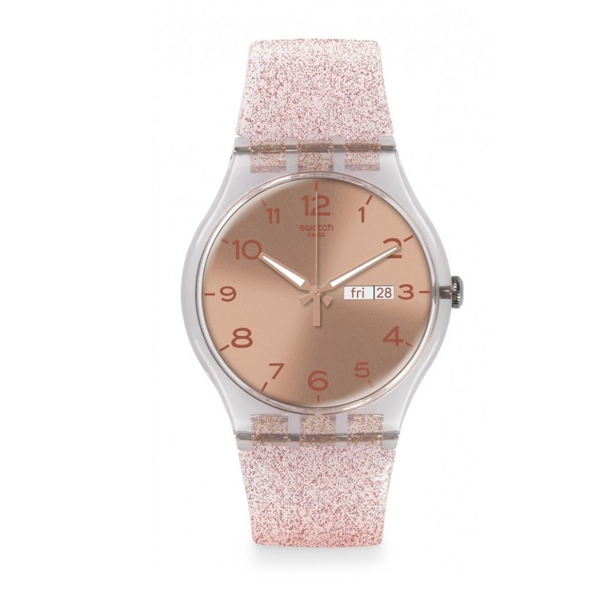 Swatch  SUOK703 Plastik Silikon Kadın Kol Saati