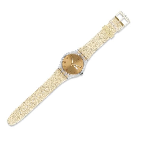 Swatch  SUOK704 Sarı Plastik Silikon Kadın Kol Saati