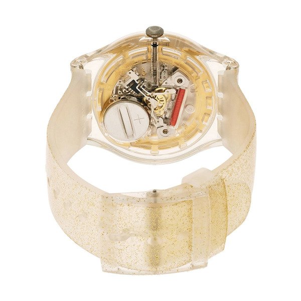 Swatch  SUOK704 Sarı Plastik Silikon Kadın Kol Saati