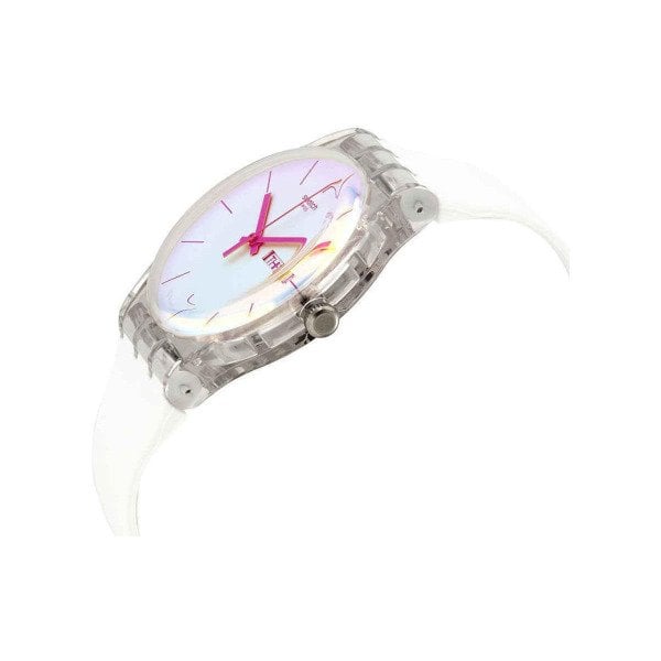 Swatch SUOK713 ( SO29K704-S14 )Polawhite Kadın Plastik Silikon Kol Saati