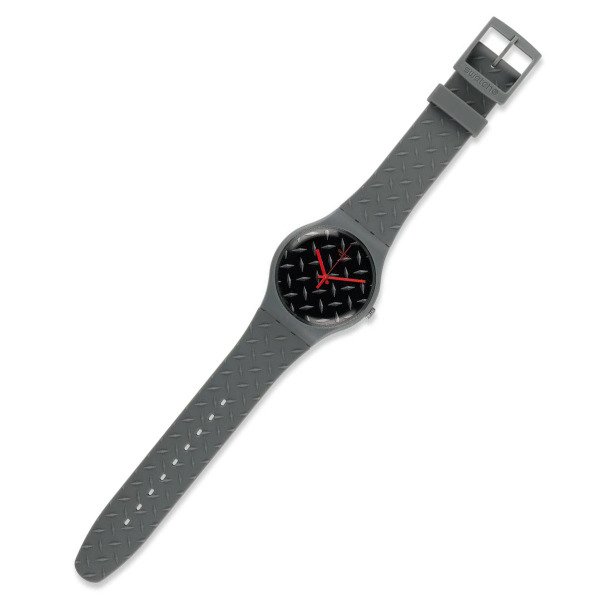 Swatch SUOM102 Gri Plastik Silikon Kol Saati