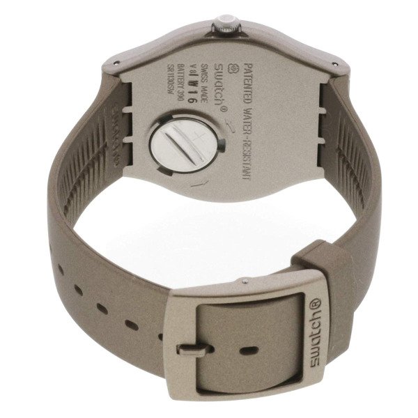 Swatch SUOM111 Kahverengi Plastik Silikon Kol Saati