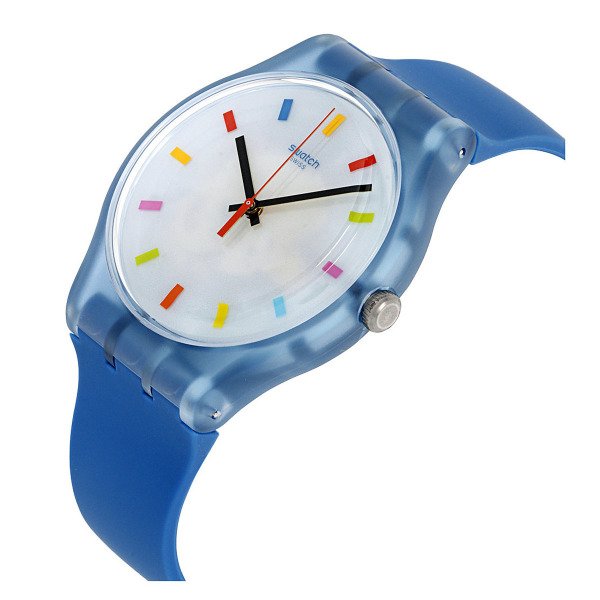 Swatch SUON125 Mavi Plastik Silikon Kol Saati