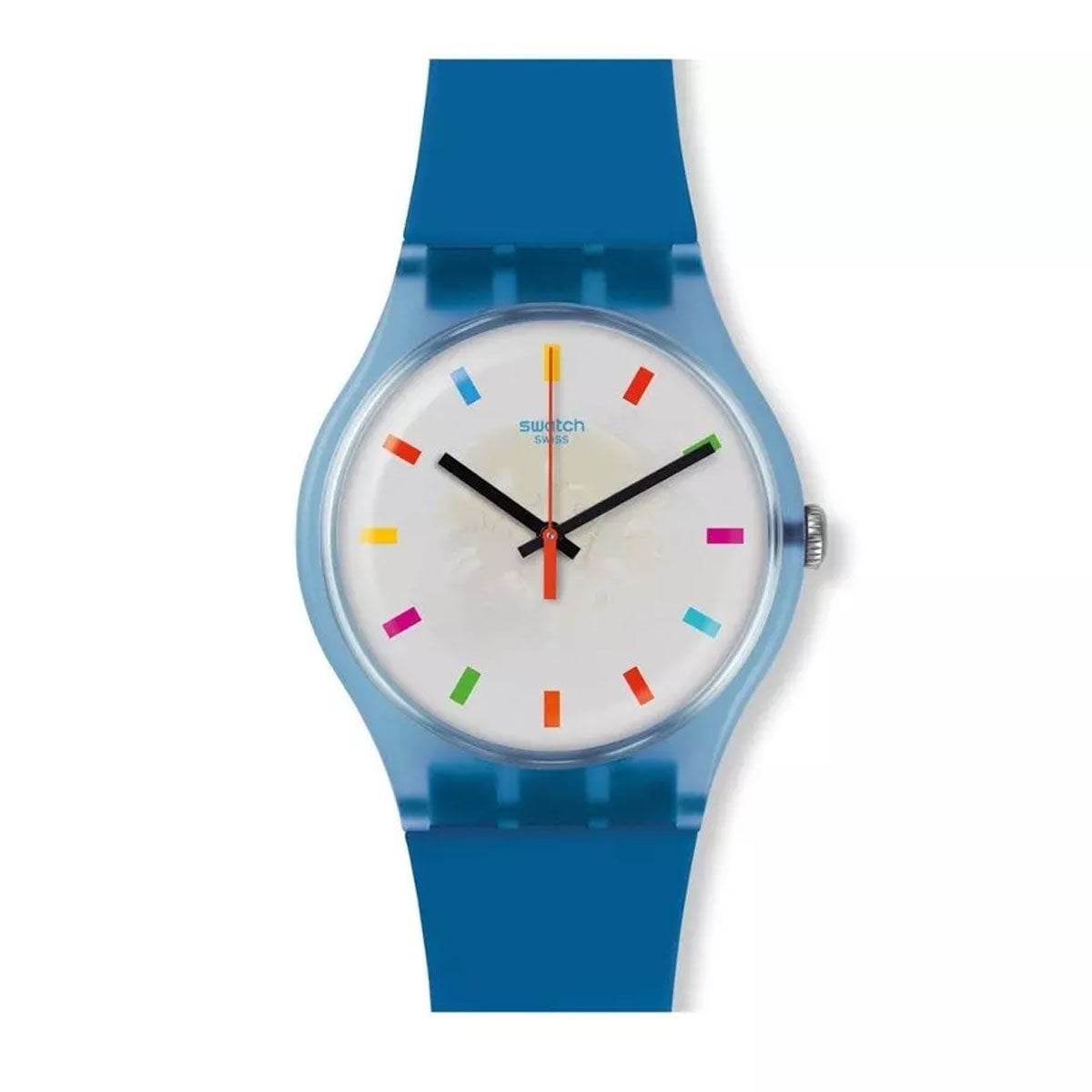 Swatch SUON125 Mavi Plastik Silikon Kol Saati
