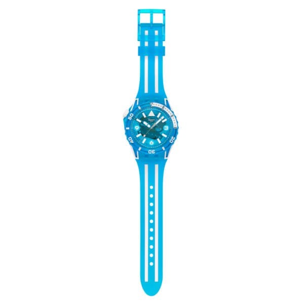 Swatch SSCU09S100 BLUE FIRE Kol Saati
