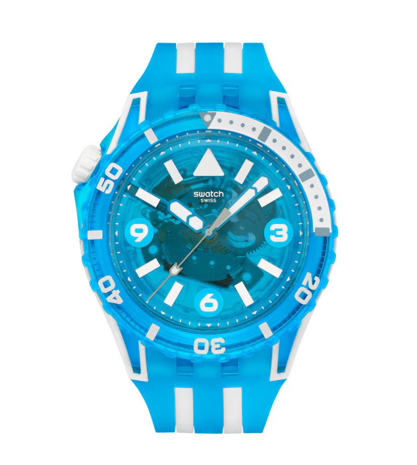 Swatch SSCU09S100 BLUE FIRE Kol Saati