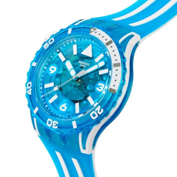 Swatch SSCU09S100 BLUE FIRE Kol Saati