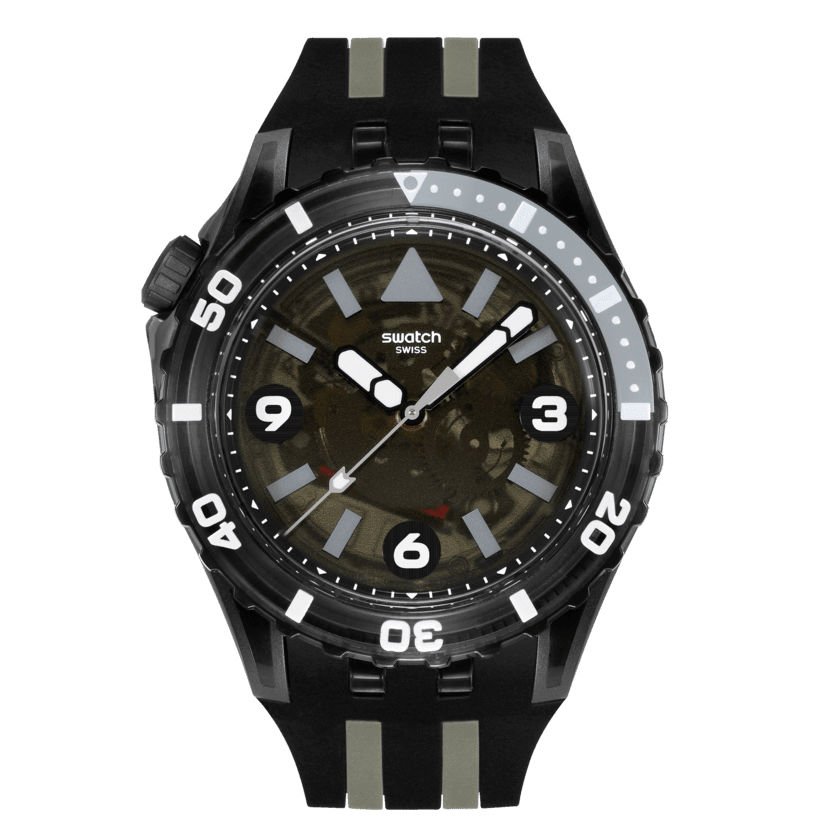 Swatch SSCU09B100 BLACK SEA NETTLE Kol Saati