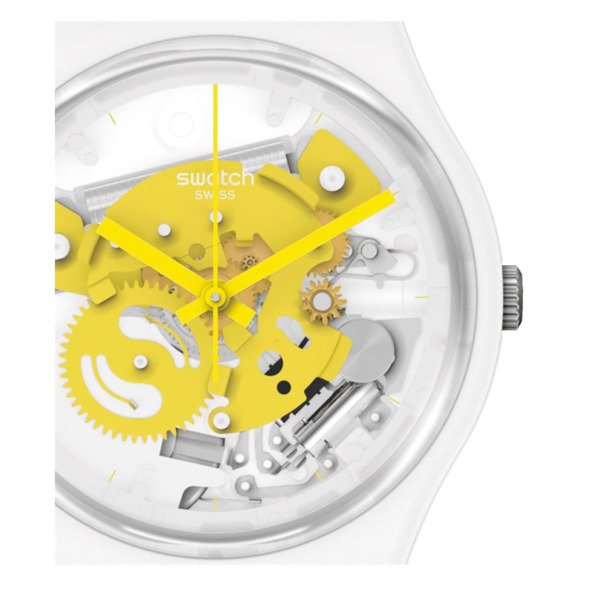 Swatch So31w105 TIME TO YELLOW SMALL