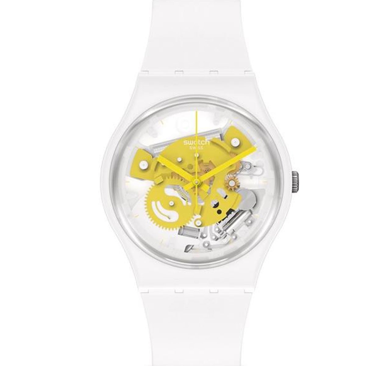 Swatch So31w105 TIME TO YELLOW SMALL