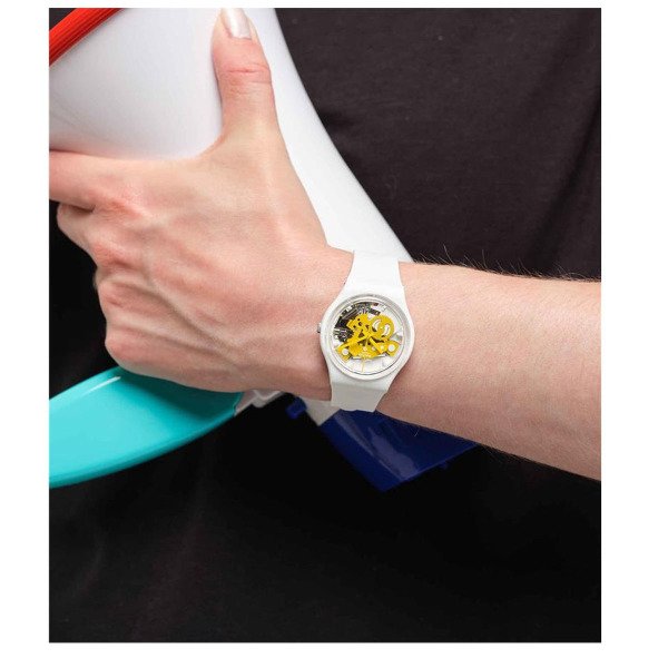 Swatch So31w105 TIME TO YELLOW SMALL