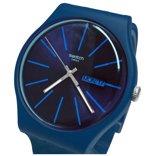 Swatch SUON713 Lacivert Plastik Silikon Kol Saati