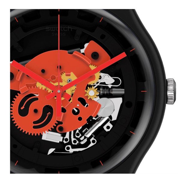Swatch So32b110 TIME TO RED BIG Kol Saati
