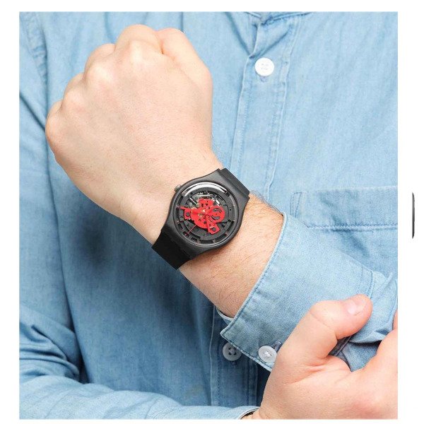 Swatch So32b110 TIME TO RED BIG Kol Saati