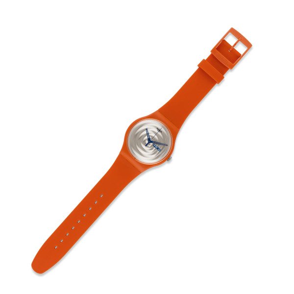 Swatch SUOO702 Turuncu Plastik Slikon Kol Saati
