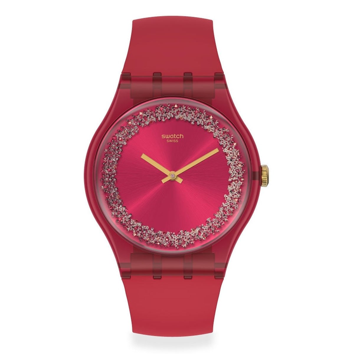 Swatch SUOP111 Plastik Silikon Kadın Kol Saati