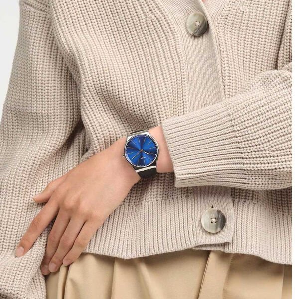 Swatch Ss07s125 FORMAL BLUE 42 Erkek Kol Saati
